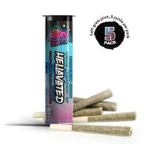 Razberry Blitz 5 Pack Infused Prerolls