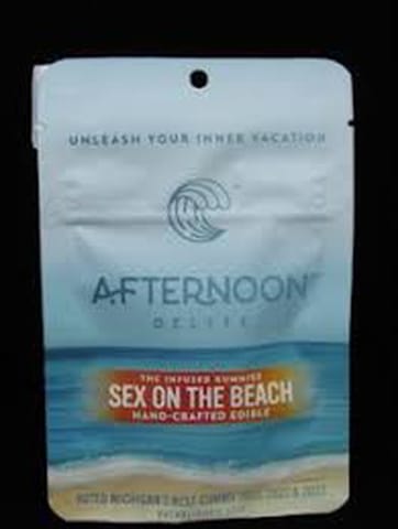 Sex On The Beach 200mg Hash Rosin Crunch Gummies | Afternoon Delite