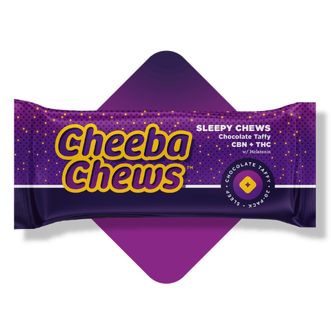 Cheeba Chews Chocolate Taffy Sleepy Time 250mg CBN:500mg THC