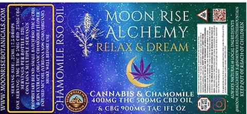Relax & Dream 400mgTHC 500mgCBD Moonrise Alchemy