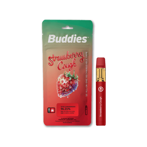 Strawberry Cough 1g Flavored Disposable (Buddies)
