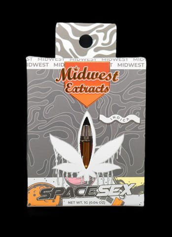Midwest Extracts Space Sex 1G Cart