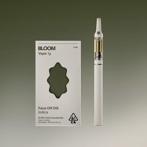 KB - BLOOM - LIVE RESIN VAPE - FACE OFF OG - 1G