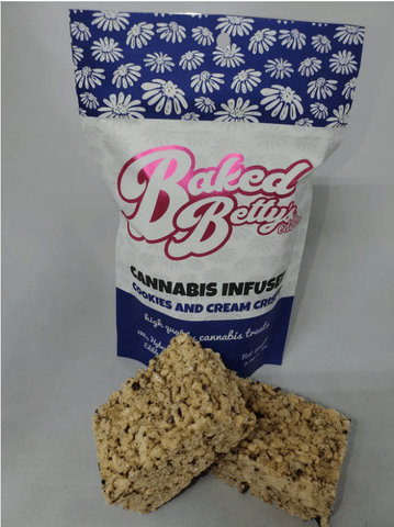 Baked Betty's Cookies and Cream Crispy