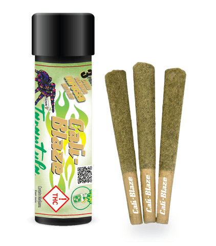 Cali-Blaze (I) Mojito Garlicane Tarantula Joints 3pk 3g