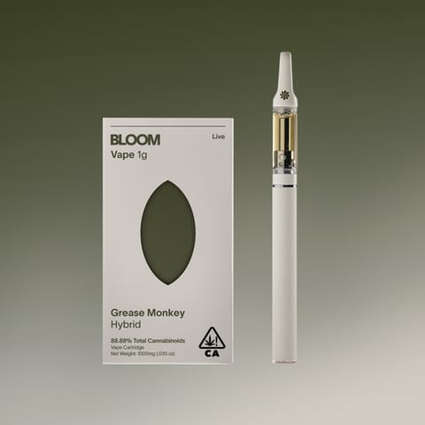BLOOM - LIVE RESIN VAPE - GREASE MONKEY - 1G
