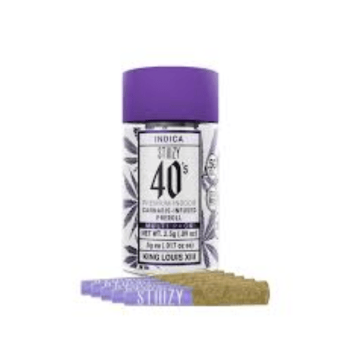 Stiiizy 40's | King Louis XIII (I) | .5g x 5 Infused Preroll Joints