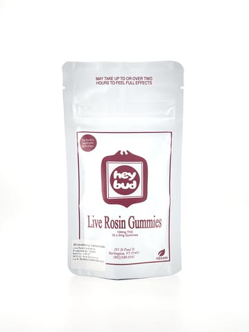 Heybud Strawberry Lemonade Live Rosin Gummies