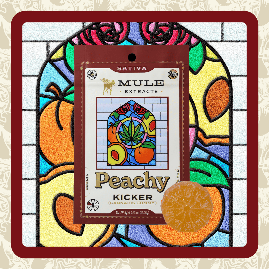 Mule | Peachy Kicker | 100MG | Single Gummy