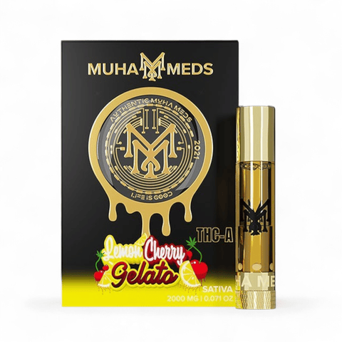 Muha Meds 2g Cartridge - Lemon Cherry Gelato - Sativa