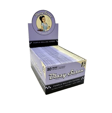 Blazy Susan - Purple Papers - 1 1/4 Size (50 Count)