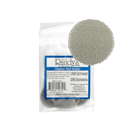 Randy's Stainless Steel Screens - 0.75" 20pk