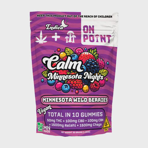 On Point Indica MN Wild Berries THC+Mushrooms