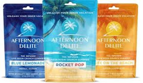 Blue Lemonade 200mg Hash Rosin Sleepy Crunch Gummies | Afternoon Delite