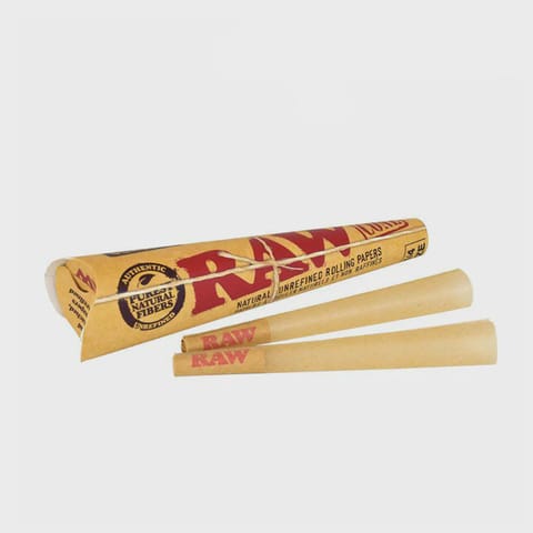 RAW Authentic Classic Pre Roll Cones 1 1/4 Size - 6pk
