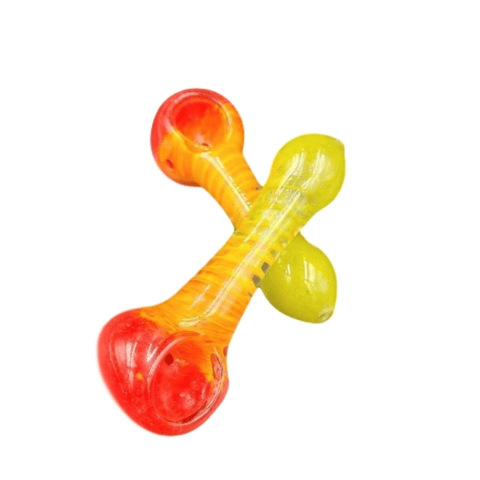 4" Rasta Swirl Hand Pipe