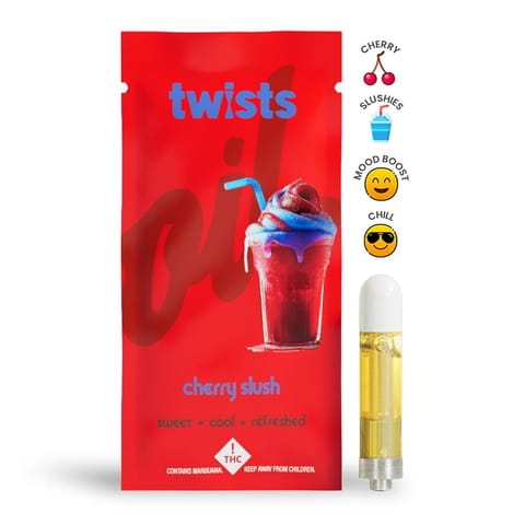 Oil Twists 1g (MED) - Cherry Slush