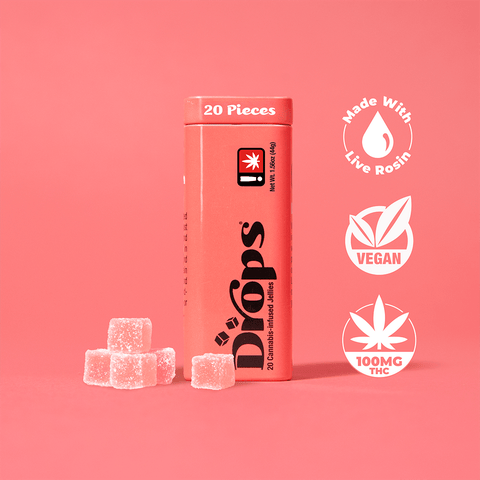Drops Jellies 20 Pack | Watermelon 100mg