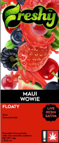 Freshy | Maui Wowie Fruit Punch | 1g | Flavored Live Resin | Cartridge