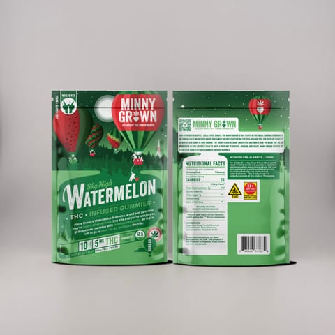 Sky High | Watermelon | Anytime | THC Gummies  | Hybrid