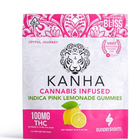 Kanha | Pink Lemonade (I) | 10mg THC x 10 Gummies