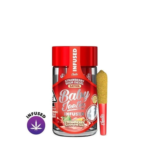 Jeeter | Strawberry Sour Diesel | Baby Jeeter Preroll Pack | 2.5g
