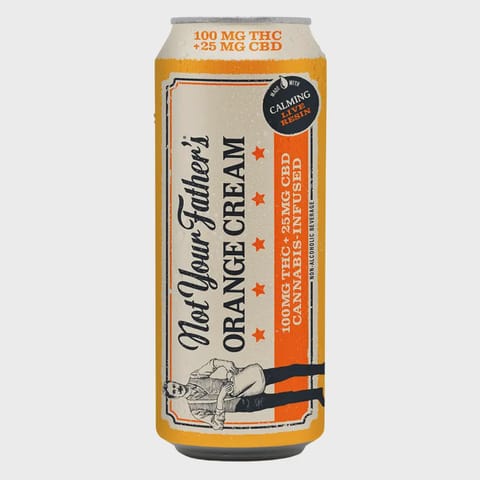 Not Your Father's | Orange Cream | 100mg THC / 25mg CBD Infused Soda