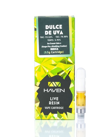 Dulce De Uva, Live Resin Cart, 0.5g