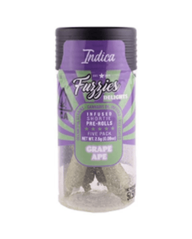 Fuzzies Delights 0.5g PR 5 Pack - Indica - Grape Ape