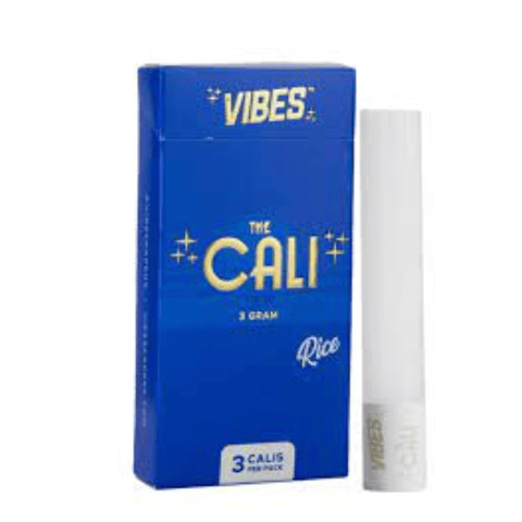 Vibes - The Cali - 3 Gram - Rice Pre-made Joint Wrap w/ Tip 3 Pack