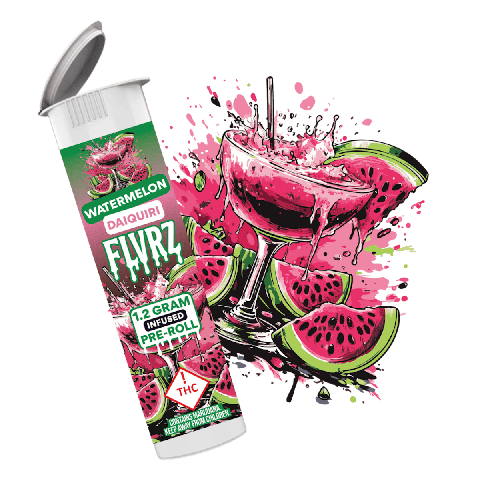 FLVRZ Infused Joint | FLVRZ Watermelon Daiquiri Infused Joint 1.2g Rec