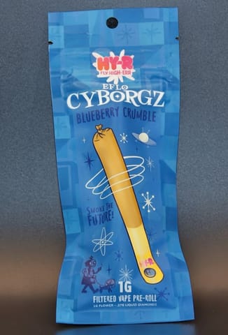 Hy-R | Infused Pre-Roll | Cyborgz Blueberry 1.27g
