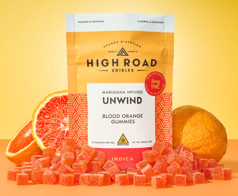 Unwind - Blood Orange Gummies - Indica - 20 pack