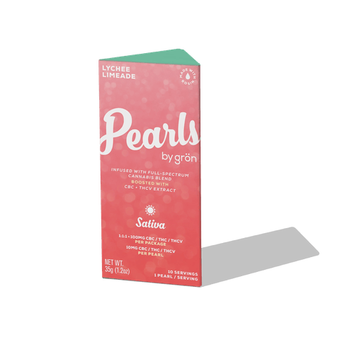 Pearls-Lychee Limeade Pearls-1:1:1-THC/THC-V/CBC-Sativa-LLG-100mg