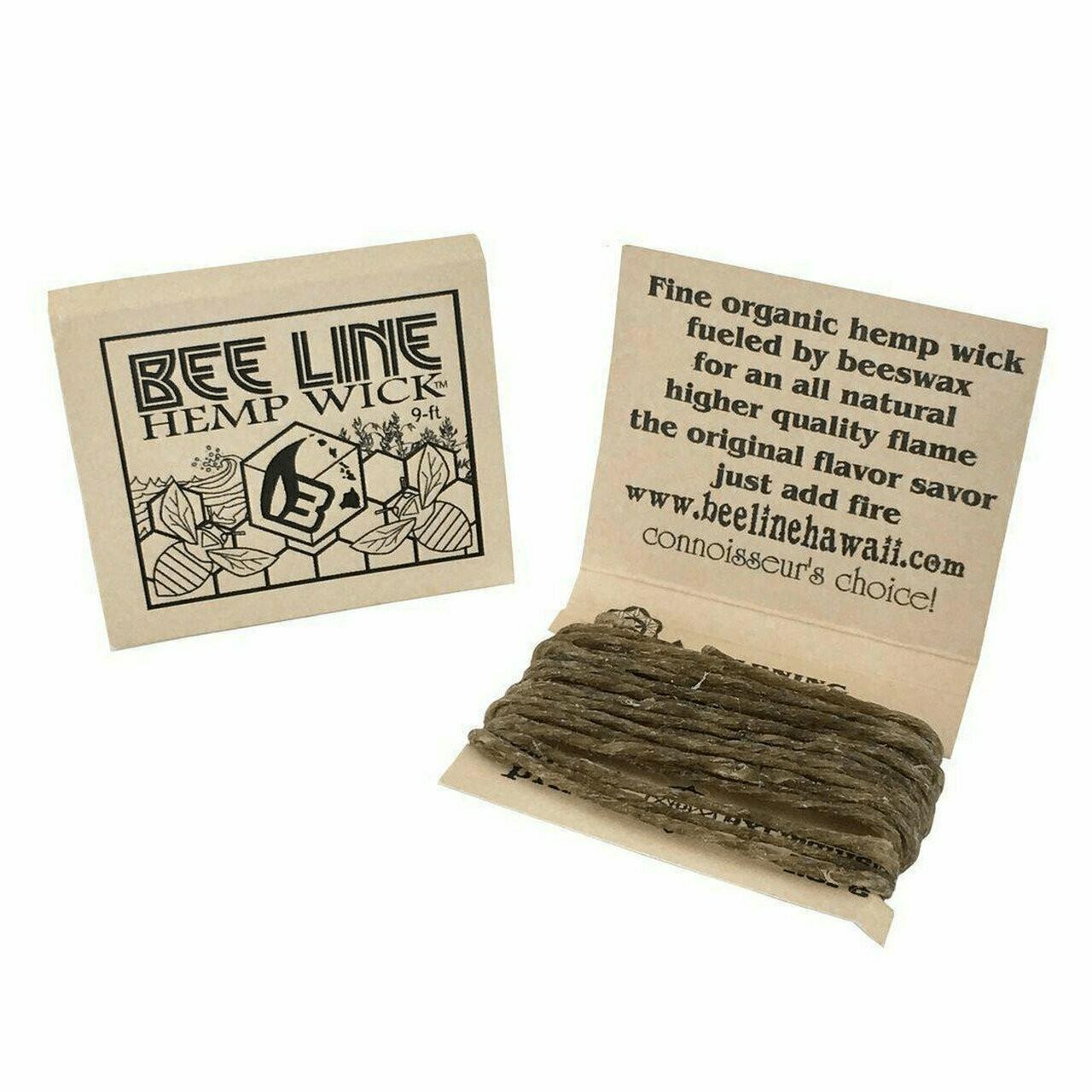 Bee Line Organic Hemp Wick / Thin Wick (9ft)
