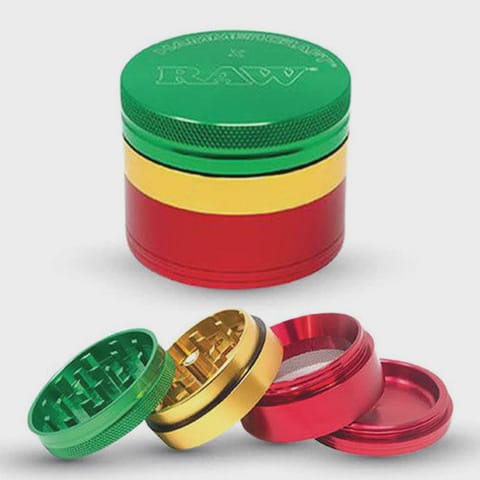 RAW x Hammercraft 4 Piece Aluminum Grinder