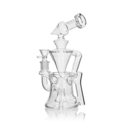 EG Glass EG-105 Clear Glass Water Pipe 8.4 Inch