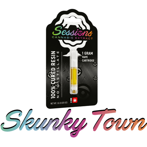 CURED RESIN CARTRIDGE | SKUNKY TOWN | HYBRID | 1 GRAM | 510 THREAD