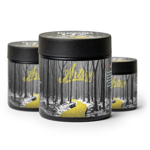 Artsy Cannabis Quarter Jar | Blizzard of Oz 7g Med