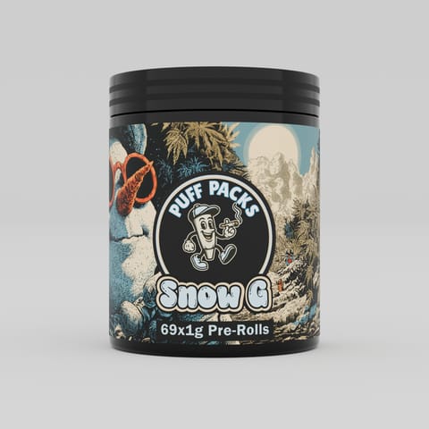 Snow G | Puff Packs | (69) 1g Pre Rolls | Vandalia Organics