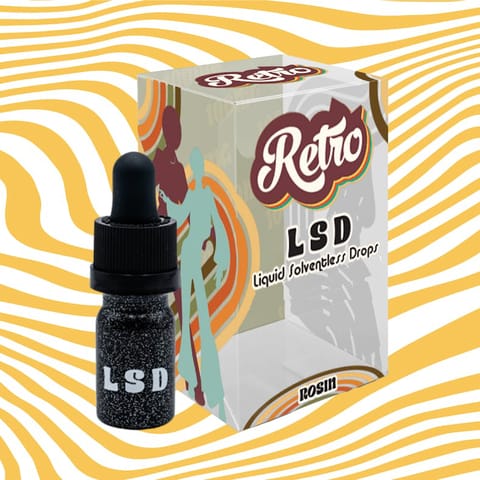 Retro Vibes LSD | Solventeless Drops 1000mg Med