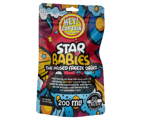 HEY CAPTAIN | STAR BABIES FREEZE DRIED | SUBLINGUAL | 200MG