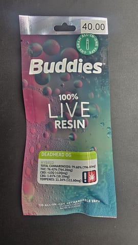 Buddies | Deadhead OG Live Resin AiO | 1g