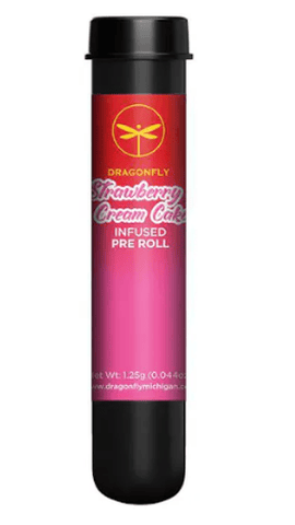 Strawberry Cream Cake | Dragonfly 1.25 Infused Preroll