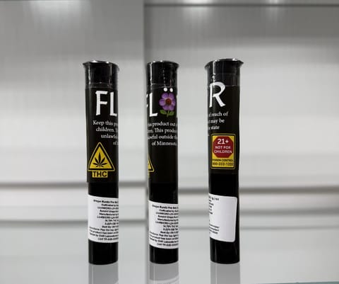 Grape Runtz Pre-Roll-IX | FLÖR | Grape Runtz | 1 g | 1 ct