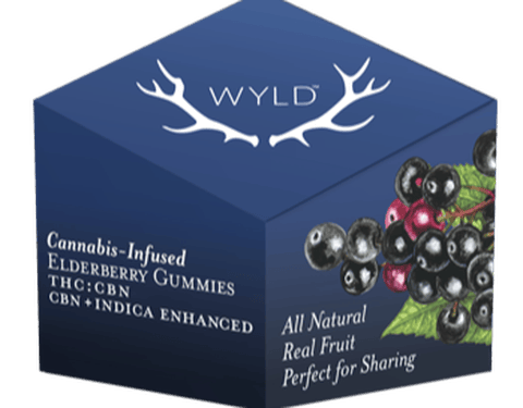 WYLD - CBN Gummies - Elderberry - 100mg THC:50mg CBN