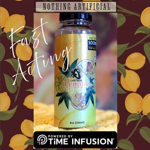 Lemon Drop Shooter (50mg) 2 oz. Fast Acting Beverage by Lady Gray