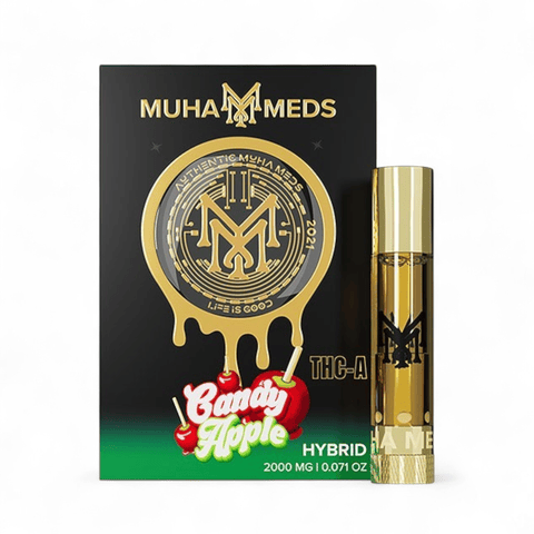 Muha Meds 2g Cartridge - Candy Apple - Hybrid