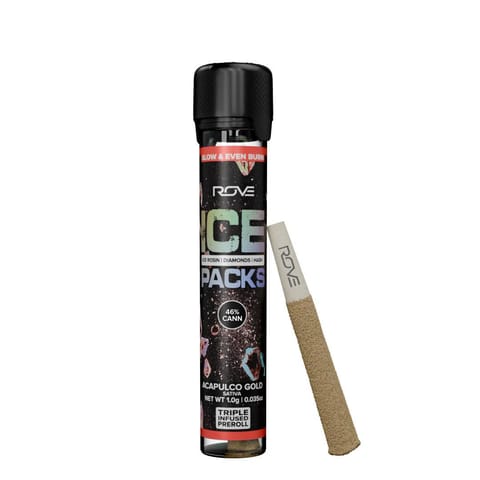 ROVE - 1G ACAPULCO GOLD - 3X ICE PACKS INFUSED PREROLL