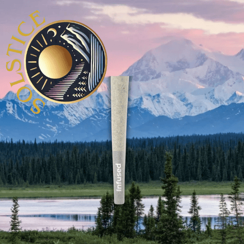 Midnight Sun | Critical Kush x Cheetah Piss Solstice | Infused Preroll | .5g
